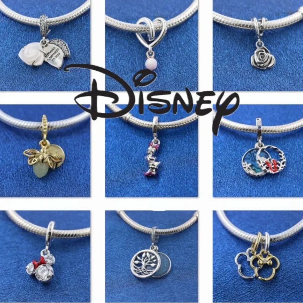 Pandora 1pcs Charm Sterling Silver Disney